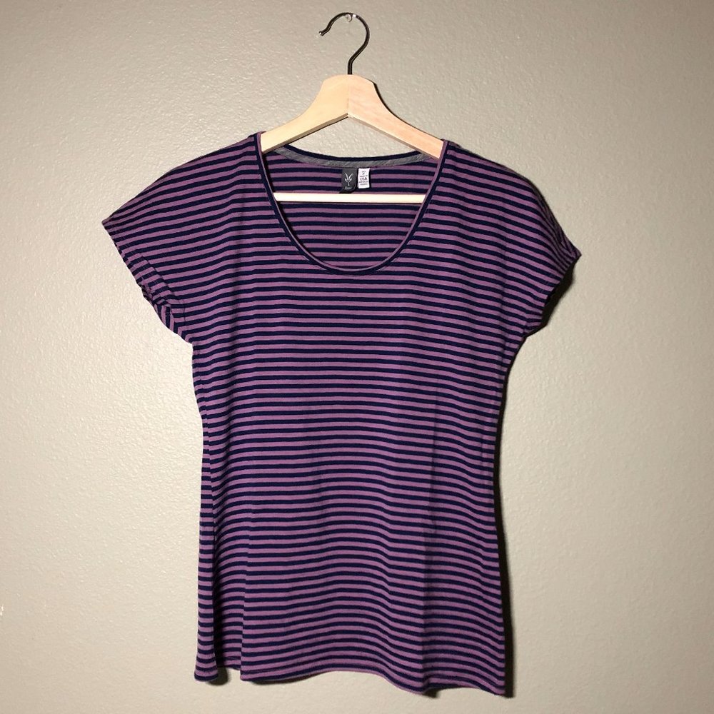Ibex Merino Sol Tee Stripe